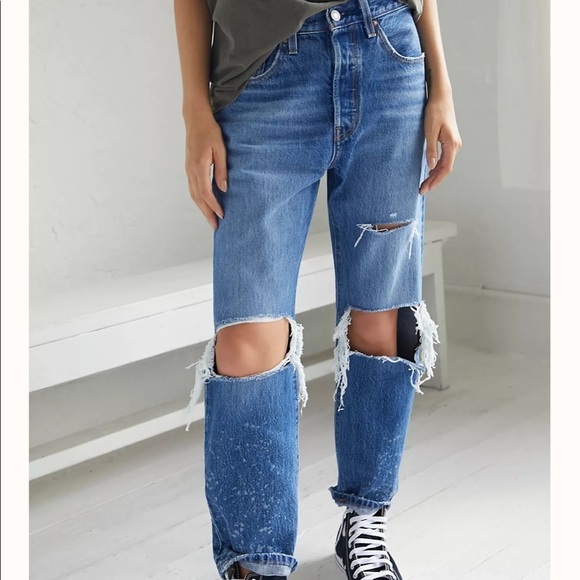 Levi’s Free people cropped jeans - Picture 1 of 13